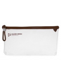 KCK PLAY CLEAR+MESH BAG A5.8-BROWN